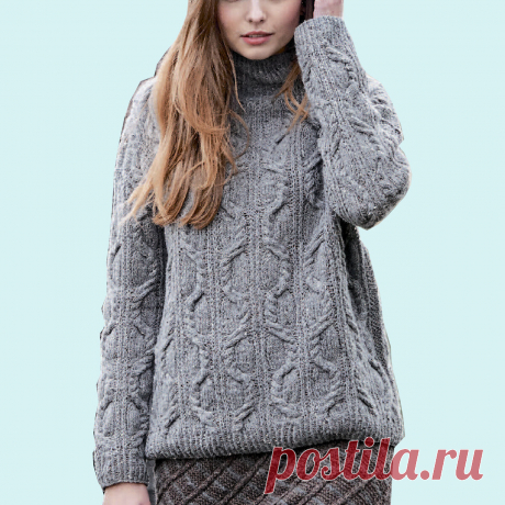 Брутальные женские свитера и пуловеры крупной вязки | Всё лучшее - маме | Яндекс Дзен