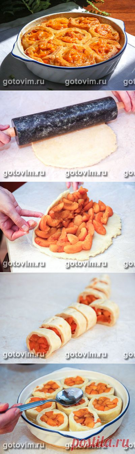 Кобблер с абрикосами. Фото-рецепт / Готовим.РУ