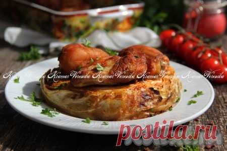Шайбы из капусты с курицей в духовке - 9 пошаговых фото в рецепте