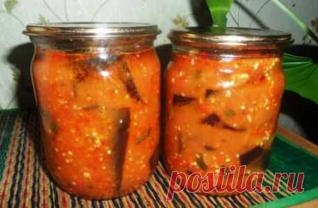 Баклажаны в томатно-перечном маринаде | 4vkusa.ru