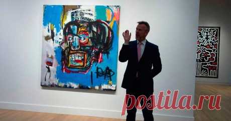 Картина Жан-Мишеля Баския продана в Нью-Йорке за рекордные 110,5 млн долларов | Культура