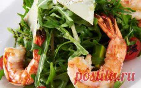 Салат из рукколы с креветками - рецепт от диетолога Светланы Фус | Зважені та щасливі
