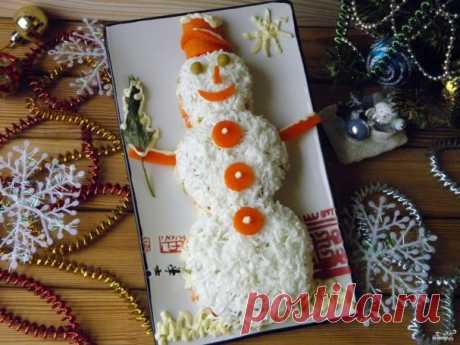Салат "Новогодний" для детей - пошаговый рецепт с фото на Повар.ру