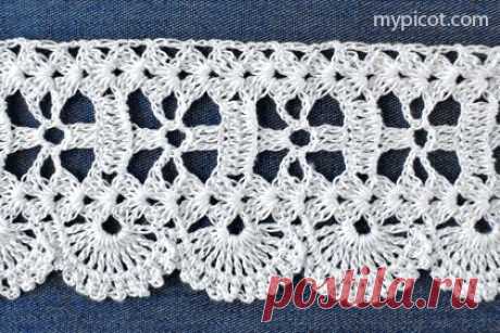 MyPicot HOME WORK Free Pattern h018.pdf (Downloaded - SLT) Crochet patterns from &quot;HOME WORK&quot;, ROSE PUBLISHING CO. (LTD.), 1881 &quot;Three Chain Lace No. 37&quot;  |  Pinterest: инструмент для поиска и хранения интересных идей