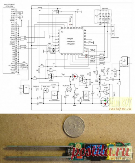 РадиоКот :: Автоматический определитель электронных компонентов, больше известный как транзистортестер Маркуса.