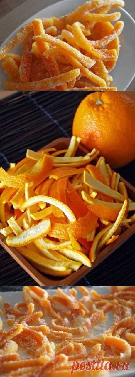 Как приготовить апельсиновые цукаты. - рецепт, ингридиенты и фотографии
