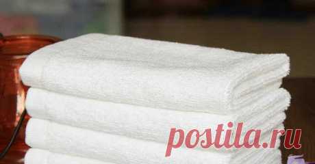 Как сделать полотенца ослепительно белыми | Делимся советами