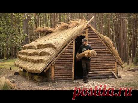 Building a Medieval House | 10 Day Bushcraft Shelter Build