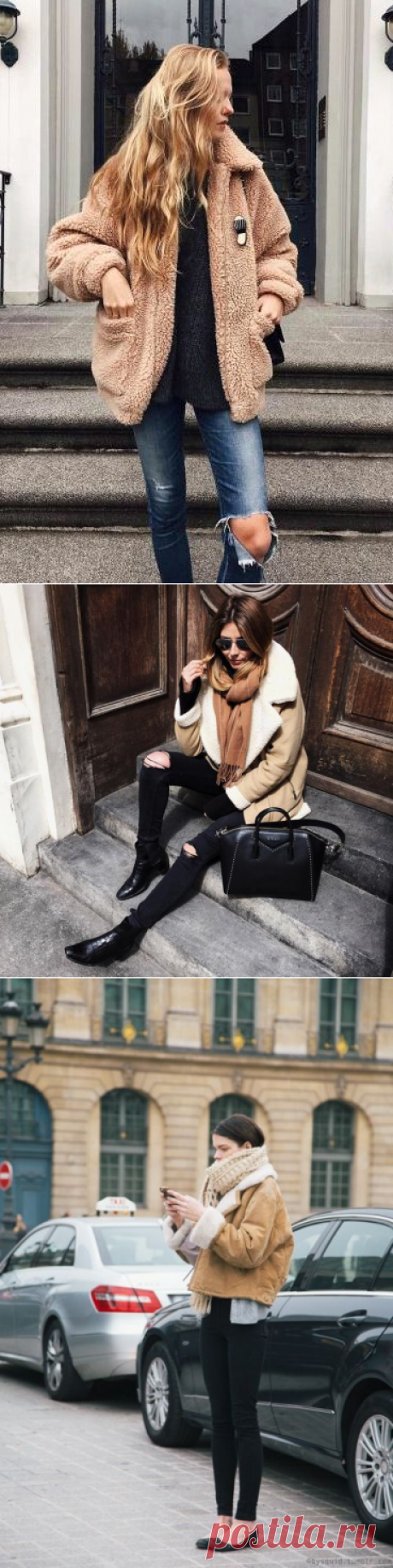 The Winter Biggest Trend: Outfit Ideas to Wear Shearling Jacket &amp;ndash; Ferbena.com