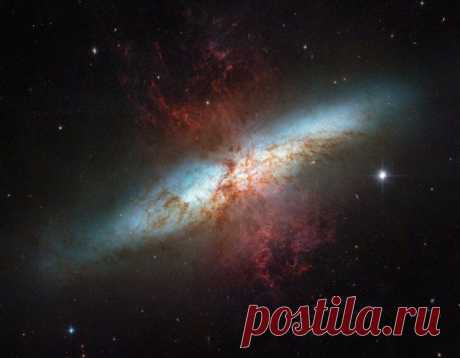 Галактика Сигара светит в 100 раз ярче, чем принято считать | АСТРОновости
