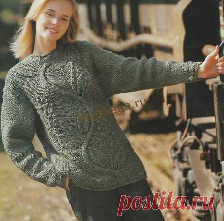 Вяжем спицами женский свитер | Вязание - схемы, фото и описания