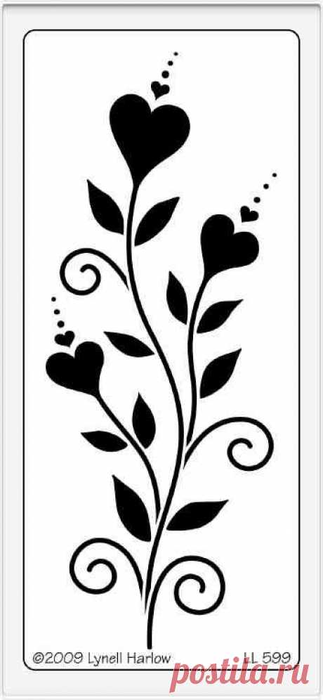 stencils by lynell harlow | Dreamweaver Heart Whimsy Stainless Steel Stencil