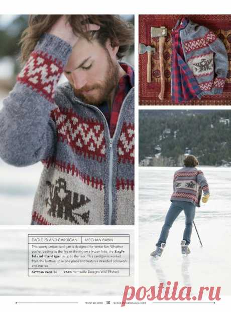 Журнал "Interweave Knits" - Winter 2018г (без реклам)