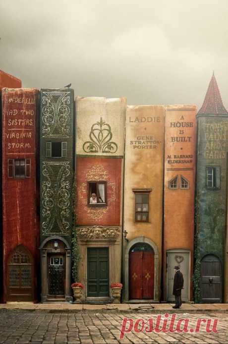 "The Stories of Our Lives" by Tracy Lundgren | Whimsical art, Fantasy landscape, Book wallpaper
