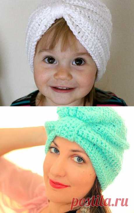Popular items for crochet turban hat on Etsy ...тюрбаны..........МАГАЗИН