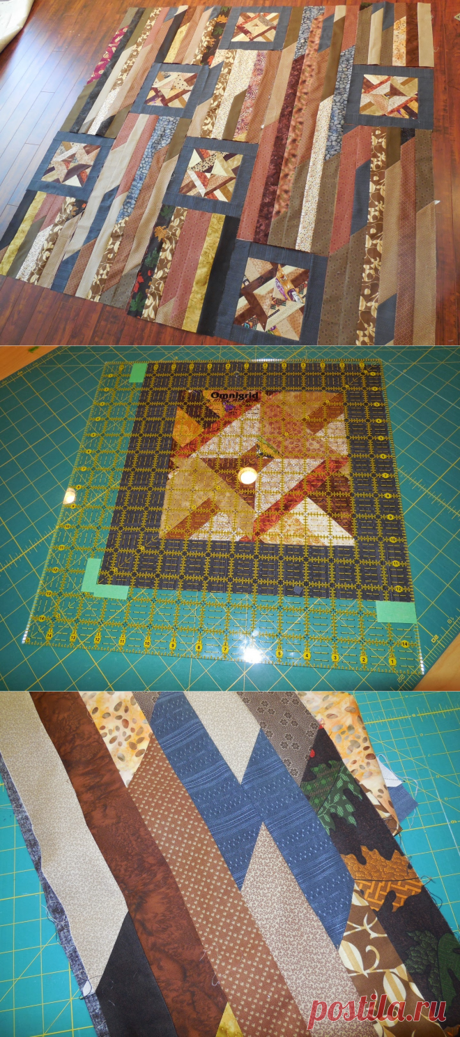 QUILTERS...ENJOY COLOR! : Setting Odd Blocks with 2 1/2" Strips