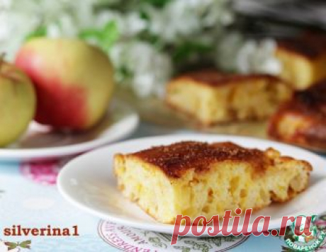 Яблочный пирог с коричной корочкой – кулинарный рецепт