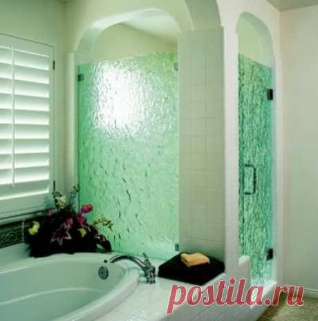Bathroom: Stylish Bathroom Shower Glass Doors Design Ideas. Corner, Modern Bathroom Shower, Frost Glass Doors. ~ conope.com