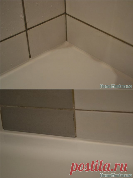 Заделка швов между ванной и стеной силиконовым герметиком | Твой Ремонт!!!
