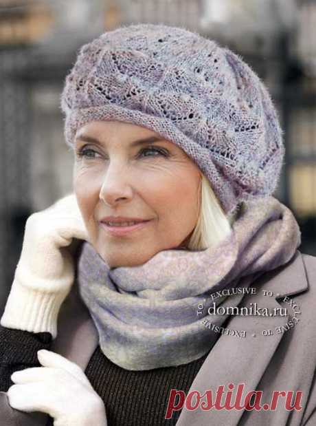 Вязание шапки для пожилых женщин старше 60 лет - 6 моделей шапок с описанием