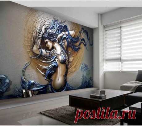 Custom Mural Wallpaper For Walls 3D Stereoscopic Embossed