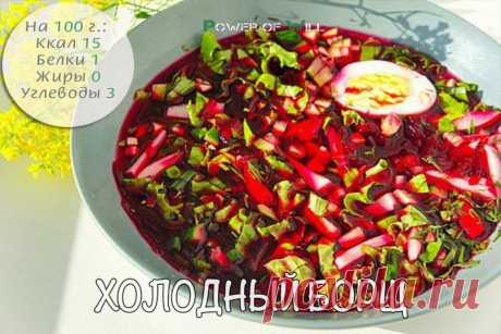 ХОЛОДНЫЙ БОРЩ. ВКУСНОТИЩА! - Искусство здоровой жизни