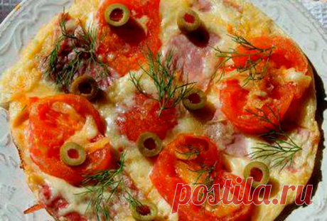 Быстрая пицца на сковороде под крышкой — Recept-Fresh