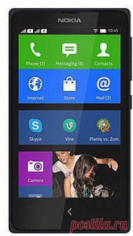 Nokia X Dual sim черный - Video-shoper.ru