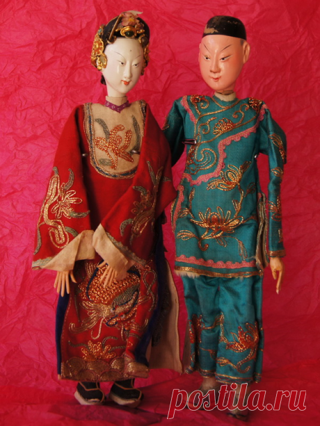 Антикварные редкие куклы, музейные экспонаты