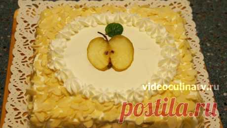 Торт Яблочко – рецепт вкусного торта от Видео Кулинарии Для приготовления торта Яблочко можно использовать любой крем, по вашему вкусу. Бабушка Эмма предлагает Видео и Фото рецепт вкусного торта Яблочко