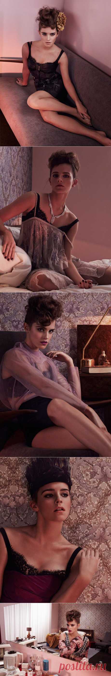 Эмма Уотсон (Emma Watson) – Фотосессия для журнала Wonderland (февраль 2014) | Starer - Фотосессии знаменитостей