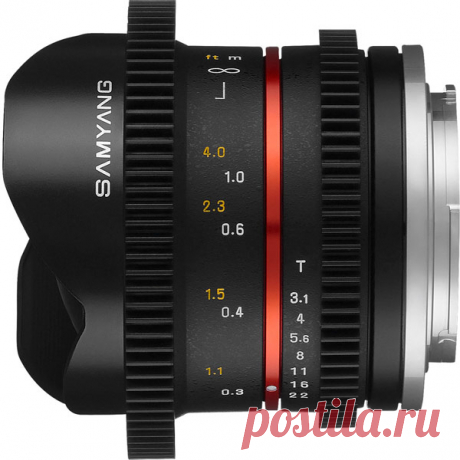 Представлен объектив Samyang 8mm T3.1 V-DSLR UMC Fish-eye II - PCNEWS.RU