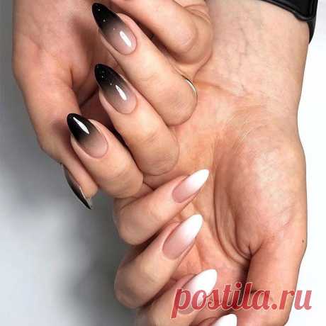 Черный и белый градиент Мандарин утки носить ногти Готовые накладные ногти маникюр патчи для ногтей патч Водонепроницаемый Съемный ногтей | Красота и здоровье | АлиЭкспресс