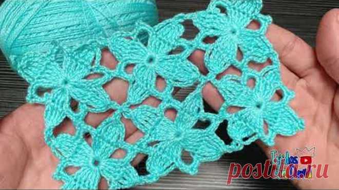 Hermoso motivo de crochet para blusas y vestidos para estar a la moda