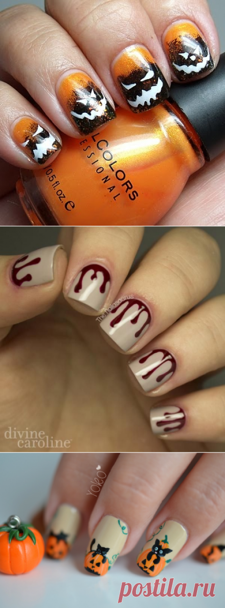 Halloween Nail Art Design Ideas You Can Copy Because It's Easy