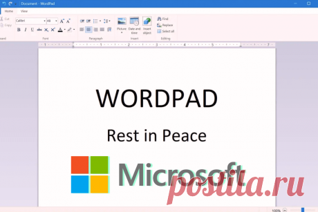 🔥 Microsoft отказывается от WordPad после 30 лет работы
👉 Читать далее по ссылке: https://lindeal.com/news/2024010905-microsoft-otkazyvaetsya-ot-wordpad-posle-30-let-raboty