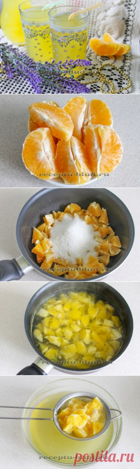 Кисель из апельсинов – рецепт апельсинового киселя