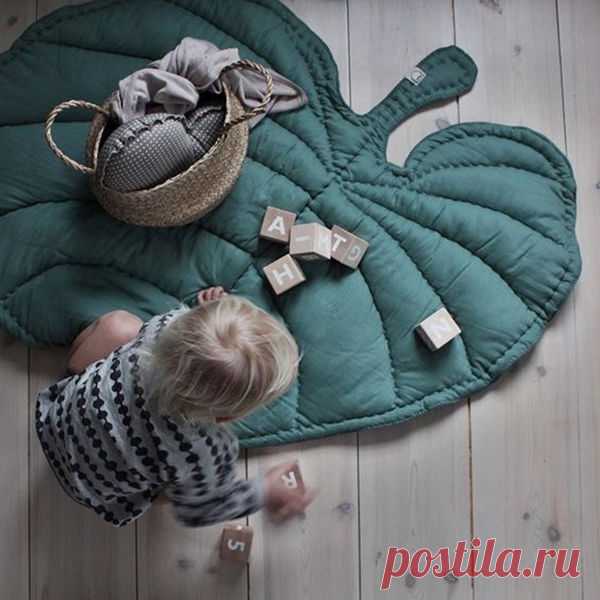 Простые идеи для дома: текстильные листья как пледы и ковры - Ярмарка Мастеров - ручная работа, handmade