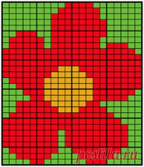 интарсия цветы вязание спицами схемы: 2 тыс изображений найдено в Яндекс Картинках