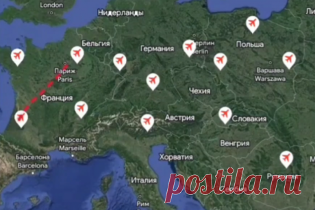 Атака русских хакеров Killnet нарушила работу 13 аэропортов в Европе. Они выбрали города так, чтобы из них на карте складывалось нецензурное слово.