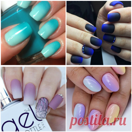 OMBRE NAILS 2019: How to get stunning ombre nails: Ombre technique
