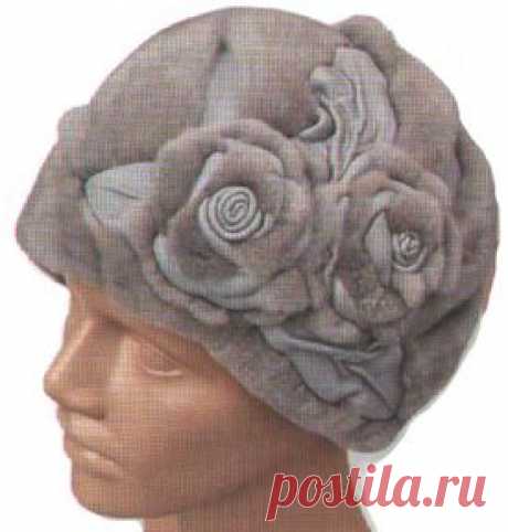 Меховый цветок &quot;Роза&quot; | pokroyka.ru-уроки кроя и шитья