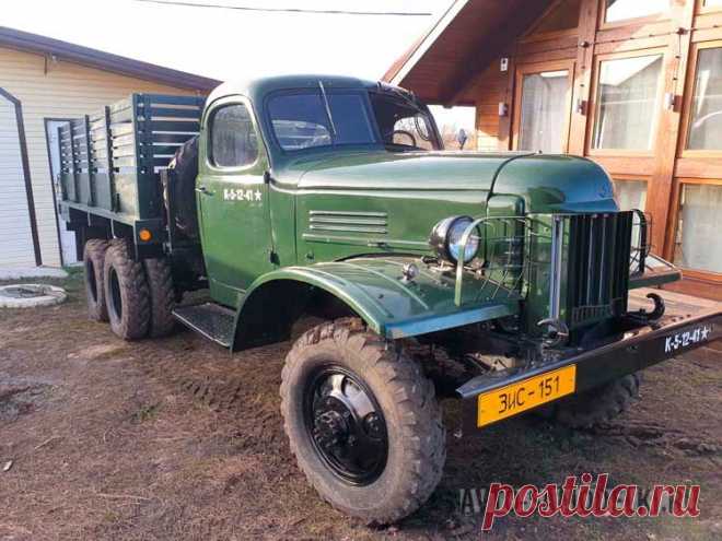 Восстановление советского грузовика ЗиС-151, 1953 г.в Полностью отреставрированный автомобиль ЗиС-151, 1953 г.в: фото и описание