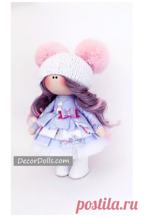 Handmade Tilda Doll, Nursery Art Doll, Winter Love Gift, Interior Deco – Decor Dolls