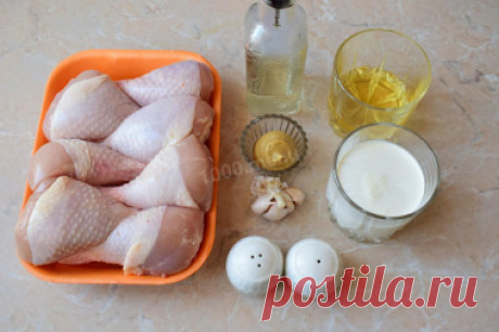 Куриные голени в сливочном горчичном соусе рецепт фото пошагово и видео - 1000.menu