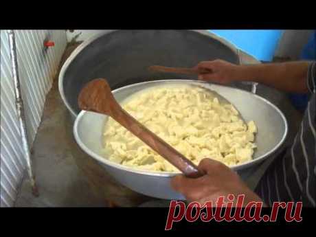 Сыр сулугуни, домашнее приготовление - YouTube