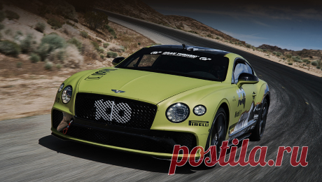 Купе Bentley Continental GT для Пайкс-Пика прошло тесты в США Компания Bentley показала двухдверку Bentley Continental GT, которой предстоит побороться за звание самого быстрого серийного автомобиля на Пайкс-Пике.