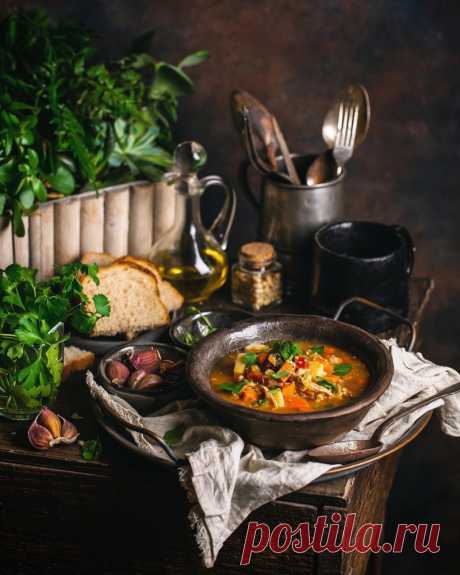 Фермерский суп с кроликом и пшеном. - пошаговый рецепт с фото