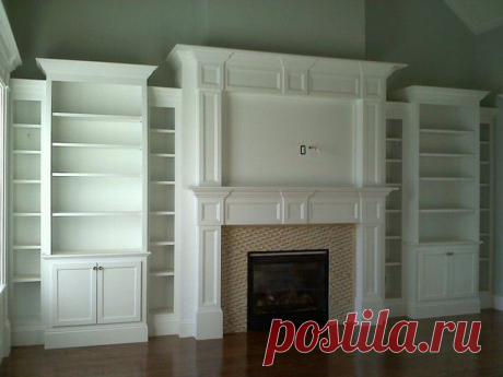 Fireplace Built Ins - Traditional - Family Room - boston - by Custom Home Finish