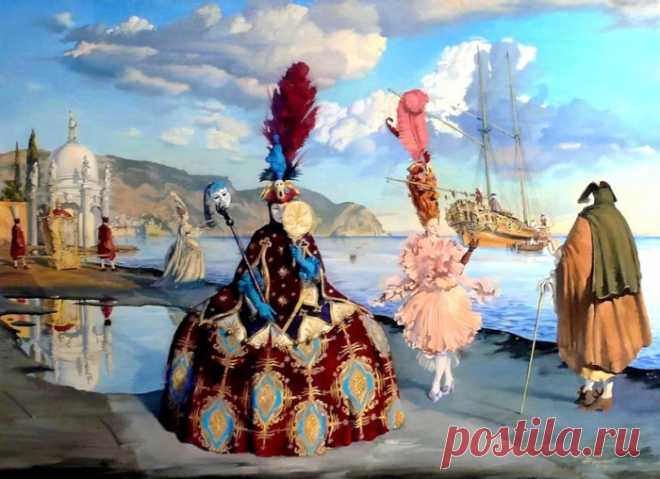Венецианский карнавал: атмосферные работы Андрея Потеряйло